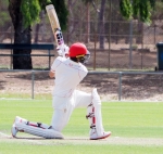Michael Cormack  hits the winning runs against Port Adelaide to secure a semi final position